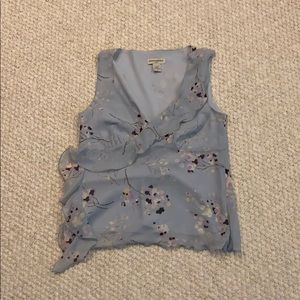 Banana Republic flower print sleeveless top